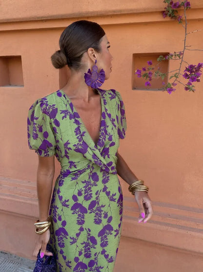 Olivia | Vestido floral elegante