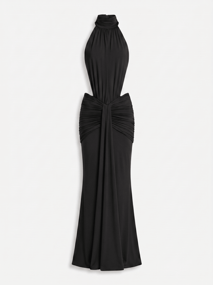 Silvia | Vestido Largo con Escote Halter